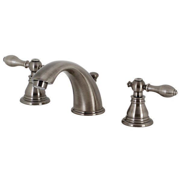 American Classic Widespread Bathroom Faucet W/ Retail Pop-Up, Black SS